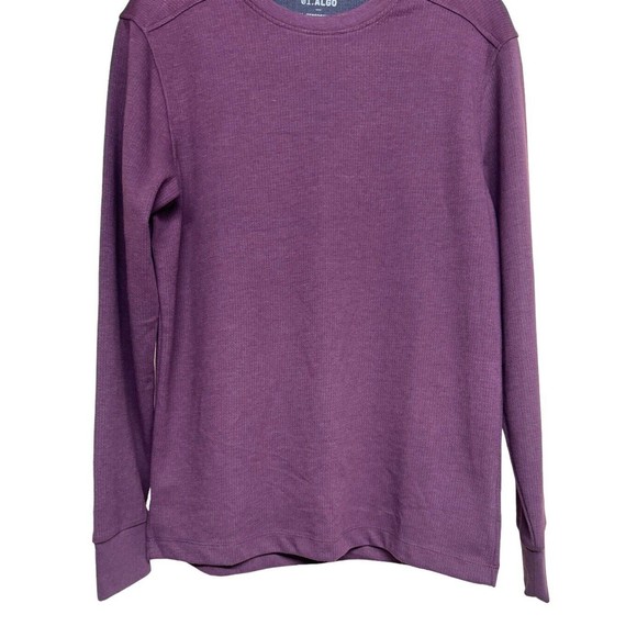 01.Algo Denver Performance Thermal Crew Burgundy Men’s Size Medium - Picture 5 of 10